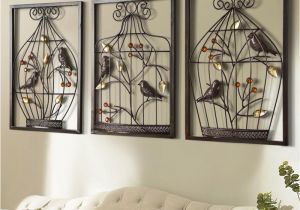 How to Hang A Wall Mural 2019 Bird Flower Iron Cage Wall Mural Creative Home Furnishing