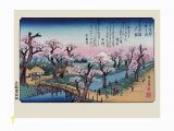 How to Hang A Wall Mural Poster Hiroshige Mount Fuji Koganei Bridge Plakat Premium In 2019