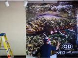 How to Hang A Wall Mural Wall Mural Install