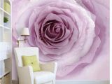 How to Install 3d Wall Mural á3d Wall Murals Wallpaper Simple Purple Pink Rose