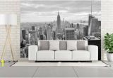 How to Install A Vinyl Wall Mural Wall Mural Panorana Of New York White&black Photo Of