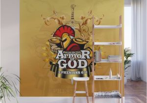 How to Install A Wall Mural Put On the Full Armor Of God Ephesians 6 11 Wall Mural by Michaelpineda