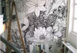 How to Make A Photo Into A Wall Mural 10 Fun Feature Walls for the Home Pinterest