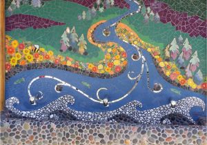 How to Make An Outdoor Mosaic Mural Incredible Mosaic Mural Of the Natural Water Cycle by Passiflora