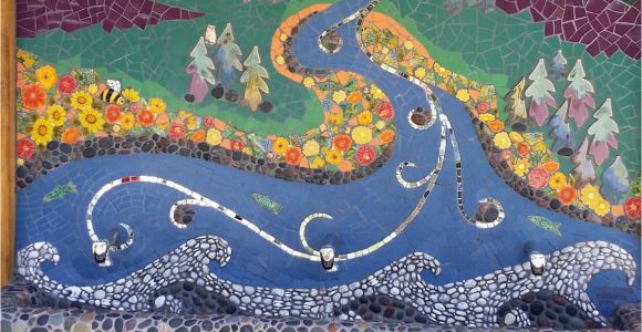 How to Make An Outdoor Mosaic Mural Incredible Mosaic Mural Of the Natural Water Cycle by Passiflora