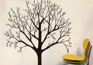 How to Make Murals On Walls 57 X 68cm Big Tree Wall Stickers Removable Living Room Bedroom Wall Decals Luxuriant Trees In Black Brown Wallpaper Poster Home Decor Mural