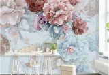 How to Paint A Floral Wall Mural Tropical Plants and Banana Leaves Wallpaper Simple Flowers
