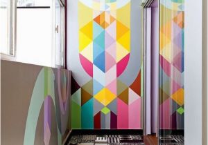 How to Paint A Geometric Wall Mural 25 Dazzling Geometric Walls for the Modern Home