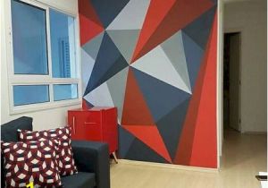 How to Paint A Geometric Wall Mural 60 Best Geometric Wall Art Paint Design Ideas 9