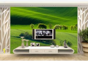 How to Paint A Large Wall Mural 3d Wall Paper Custom Silk Wallpaper Mural Nature Landscape Painting Woods Shade Grass Tv sofa 3d Background Mural Wallpaper Free for