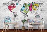 How to Paint A Mural On A Brick Wall Beibehang 3d Wallpaper Art Painting Hand Painted Wall Paper