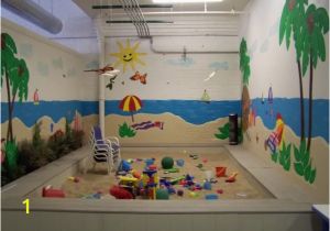 How to Paint A Mural On Cinder Block Wall This Was A Large Beach theme Room for A Local Preschool the