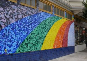 How to Paint A Rainbow Wall Mural Creative Murals Fence Painting