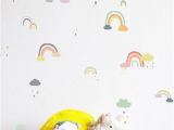 How to Paint A Rainbow Wall Mural Rainy Rainbows Colorful Pilation Wall Decal In 2019