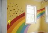 How to Paint A Rainbow Wall Mural This is so Much Closer to Our Idea Espescially the Way It