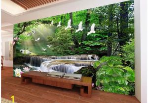 How to Paint A Wall Mural Step by Step 3d Wallpaper Custom 3d Wall Murals Wallpaper Dream Mori Waters Landscape Painting Living Room Tv Background Wall Papel De Parede Wallpaper High