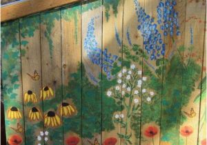 How to Paint A Wall Mural with Acrylics Garden Mural On Chicken Coop Free Hand Painting with