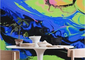 How to Paint An Abstract Wall Mural Marble Magic Wall Mural Wallpaper Abstract In 2019