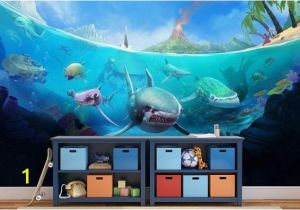 How to Paint An Ocean Mural On A Wall Underwater Wallpaper Underwater Wall Mural Underwater Wall