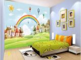 How to Paint Grass On A Wall Mural 3d Sun Rainbow Grass 735