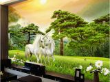 How to Paint Grass On A Wall Mural Custom Wallpaper 3d White Horse Nature Landscape Murals Wall Painting Living Room Tv Background Wall Paper Mural Wallpapers Desktop