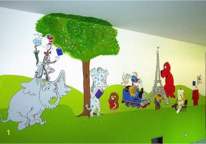 How to Paint Grass On A Wall Mural Storybook Characters Mural