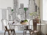 How to Paint Murals On Bedroom Walls Maybe You Could Paint This City Skyline On the Wall with A Sharpie