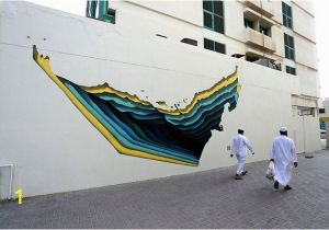 How to Project Mural On Wall Dubai Street Museum Project