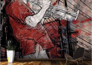How to Project Mural On Wall Street Saxophone Player