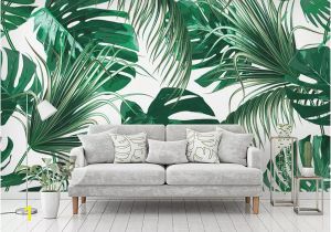 How to Remove A Wall Mural Beibehang Custom Wallpaper Mural 3d Modern Hand Painted Tropical Rainforest Banana Leaves Painting Wall Paper Home Decor Desktop Wallpapers Free