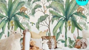 How to Remove A Wall Mural Jungle Wall Mural Wallpaper Removable Peel & Stick Wallpaper