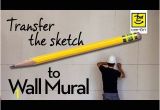 How to Transfer Mural On Wall 229 How to Transfer Sketch to Wall Mural Making the Grid