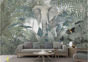 How to Transfer Mural On Wall 3d Wallpaper Custom Mural Landscape nordic Tropical Plant Coconut Tree Animal Elephant Landscape Tv Murals Wallpaper for Walls 3 D Wallpaper to