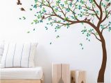 Huge Wall Mural Stickers Huge Removable Green Tree&birds Wall Stickers Home Decor