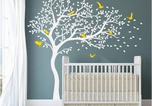 Huge Wall Mural Stickers Huge Removable Green Tree&birds Wall Stickers Home Decor