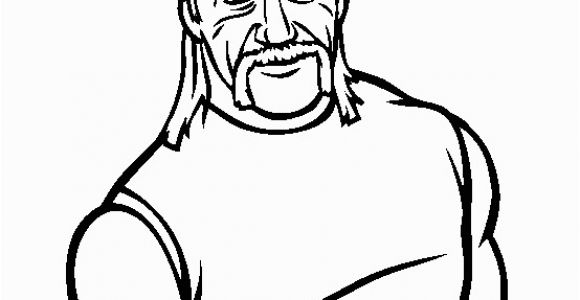 Hulk Hogan Coloring Pages Free Hulk Hogan Coloring Page