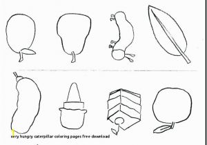 Hungry Caterpillar Fruit Coloring Pages Very Hungry Caterpillar Coloring Pages Free Download Hungry