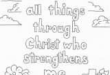 I Can Do All Things Coloring Page Coloring Pages for Kids by Mr Adron Philippians 4 13