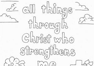 I Can Do All Things Coloring Page Coloring Pages for Kids by Mr Adron Philippians 4 13
