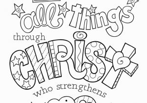 I Can Do All Things Through Christ Coloring Page I Can Do All Things Through Christ Coloring Page 8 5×11