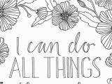 I Can Do All Things Through Christ Coloring Page Just What I Squeeze In All Things Through Christ