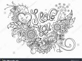 I Love You Coloring Pages for Adults Phrase Love You Flowers Page Coloring