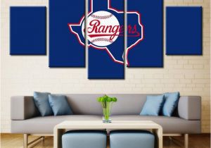 Ibrox Stadium Wall Mural 5 Panel Texas Rangers Modern Décor Canvas Wall Art Hd Print