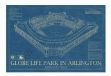 Ibrox Stadium Wall Mural Baseball Stadium Blueprints