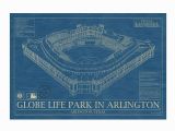 Ibrox Stadium Wall Mural Baseball Stadium Blueprints