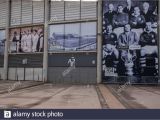 Ibrox Stadium Wall Mural Britain Football soccer Manchester City Stockfotos & Britain