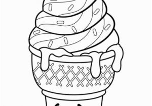 Ice Cream Cone Coloring Pages Sweet Ice Cream Dream Shopkin Coloring Page