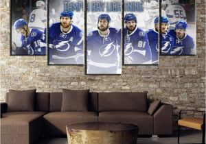 Ice Hockey Wall Murals Us $5 72 Off 5 Piece Canvas Painting Ice Hockey Team Poster Modern Decorative Paintings On Canvas Wall Art for Home Decorations Wall Decor In