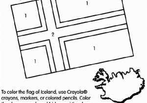 Iceland Flag Coloring Page Use Crayola Crayons Colored Pencils or Markers to Color the Flag