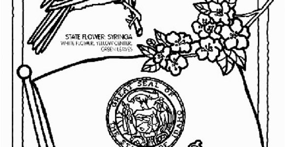 Idaho State Symbols Coloring Pages Idaho State Symbol Coloring Page by Crayola Print or Color Online